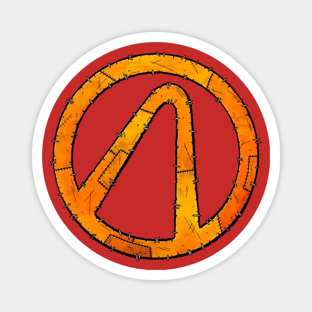 Vault Symbol Stitched - Borderlands Magnet by Doomgriever